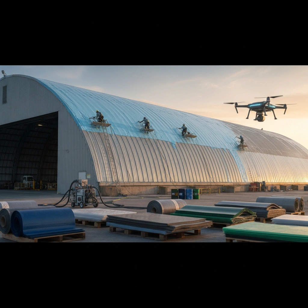 Гидроизоляция ангаров: современные технологии и материалы | статья от завода АПМ