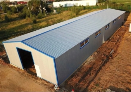 Двускатный ангар 44х14х7 м