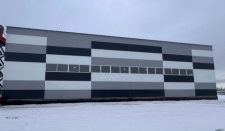 Каркасный теплый склад 15х34х9 м