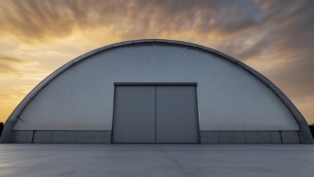 Бескаркасный сборно-разборный ангар 40х12х6 м